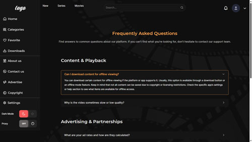 Faq Page