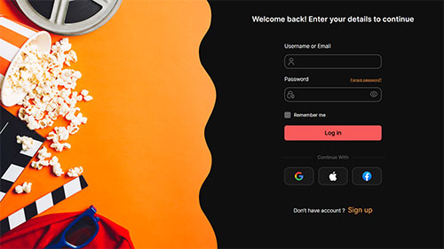 Signup MovieGuy